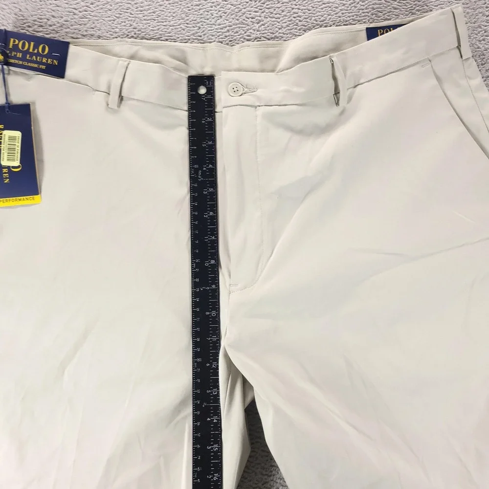 Polo Ralph Lauren Shorts Mens 40 Beige Performance Chino 9